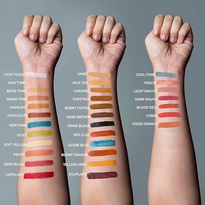 Alcohol Palette Refill Pans - Skin Tones - Capillary