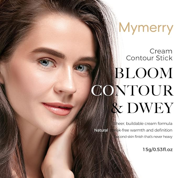 Contour Stick Makeup, Cream Contour Stick for A Naturally Sculpted Look,Long-Wear & Hydrating Formula, Buildable Color for Fair to Fair Light | Vegan & Cruelty-Free | 15g/0.53fl.Oz