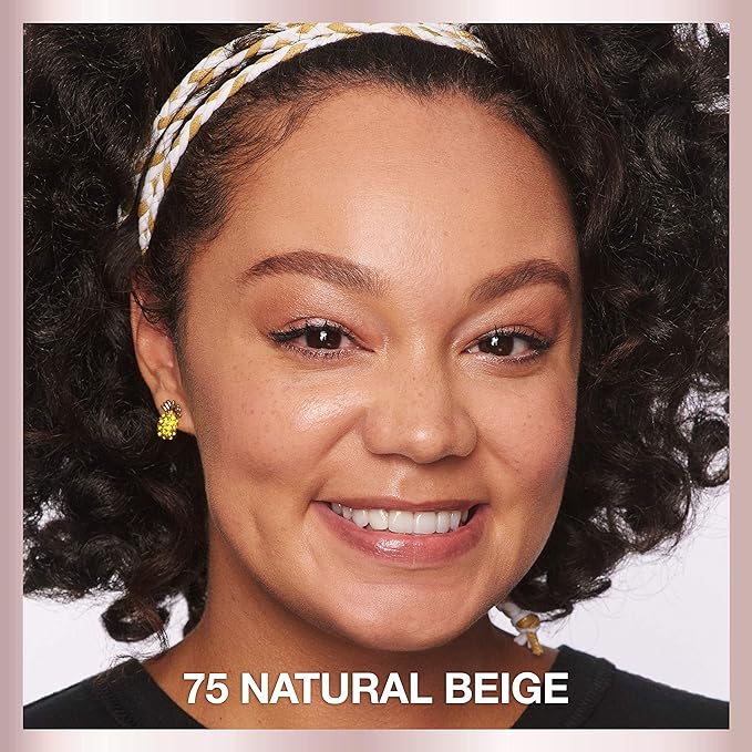 Maybelline Dream Radiant Liquid Medium Coverage Hydrating Makeup, Lightweight Liquid Foundation, Natural Beige, 1 Count