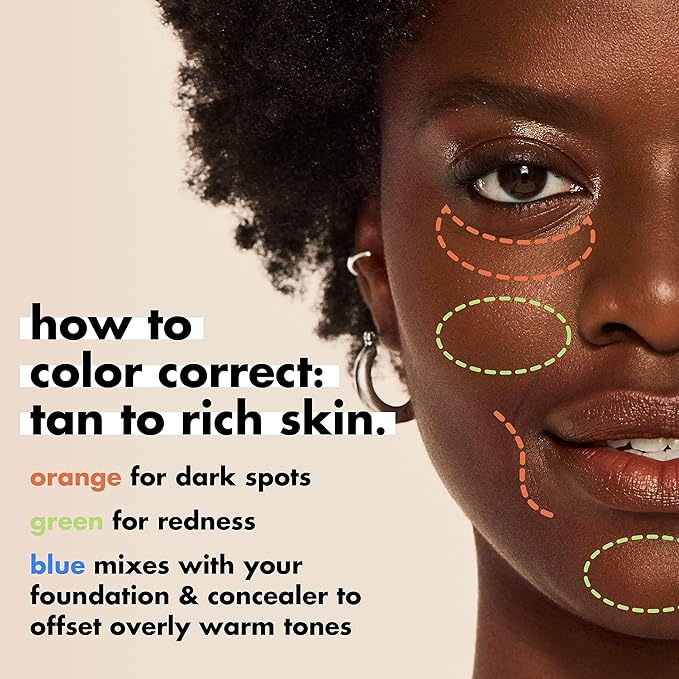 e.l.f. Camo Color Corrector, Hydrating & Long-Lasting Color Corrector For Camouflaging Discoloration, Dullness & Redness, Vegan & Cruelty-Free, Peach