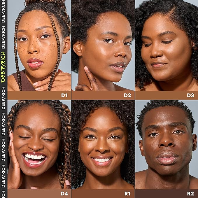 COVER FX Power Play Foundation - Shade D1 - Buildable Full Coverage - Waterproof Sweat-Proof Transfer-Proof - Natural Matte Finish - All Skin Types