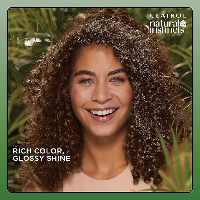 Clairol Natural Instincts Demi-Permanent Hair Dye, 6BZ Light Caramel Brown Hair Color, Pack of 1