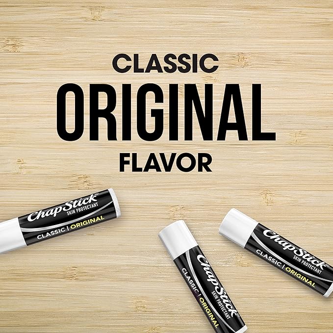 ChapStick Classic Original Lip Balm Tube, Lip Care - 0.15 Oz (1 Blister Pack)