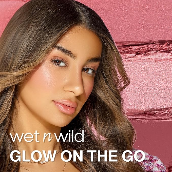 wet n wild Mega Glo Makeup Stick, Buildable Color, Versatile Use, Cruelty-Free & Vegan - Say It Ain't Rose
