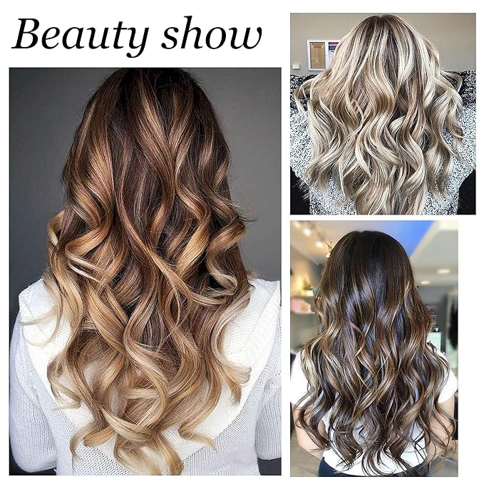 Aimin Hair Heatless Curlers, Soft Hair Curlers To Sleep In, Overnight Heatless Curls For Long Hair, No Heat Foam Curlers, Satin Sponge Rollers For Hair (40 pcs, dark colour) …