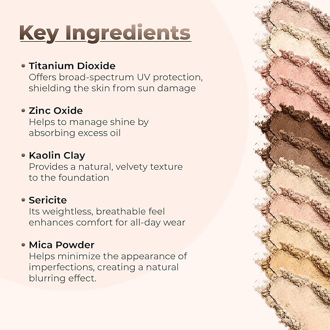 Foundation Powder Refill (Warm) (1 Pound Bag) By Sweet Face Minerals, Lightweight Mineral Loose Makeup Powder with SPF 20, Full Coverage Flawless Finish, Talc-free, Cruelty-Free, Refillable Pouch