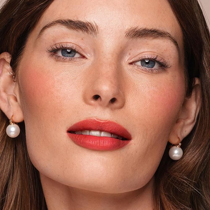 Jouer Balm Bouche Demi-Matte Lip-Karma - Tinted Lip Balm - Hydrating Lip Tint Long Lasting - Matte Lip Color - Jojoba Seed Oil and Shea Butter Formula