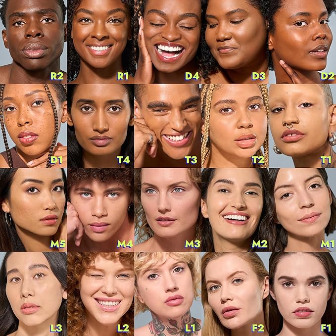 COVER FX Power Play Foundation - Shade T1 - Buildable Full Coverage - Waterproof Sweat-Proof Transfer-Proof - Natural Matte Finish - All Skin Types