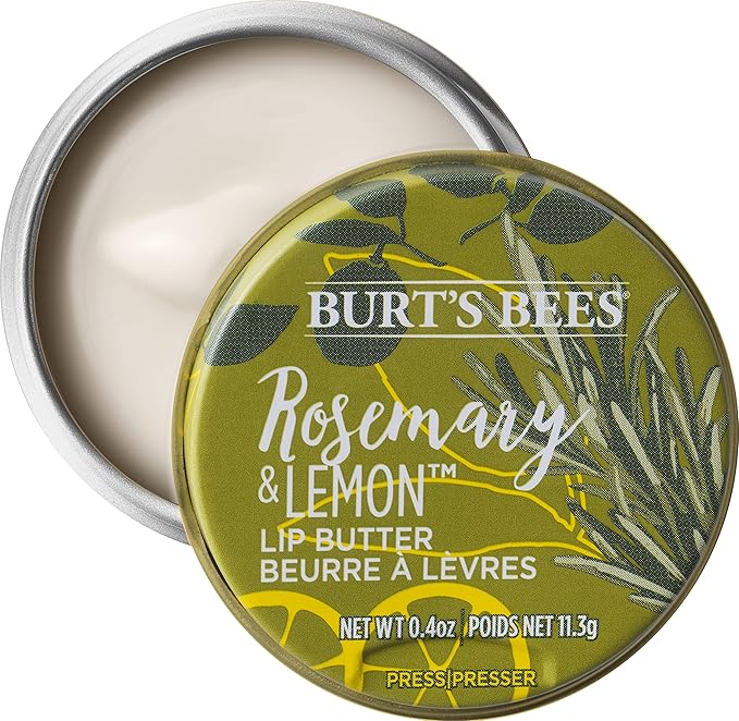 Burts Bees Rosemary and Lemon Lip Butter Unisex Lip Balm 0.4 oz