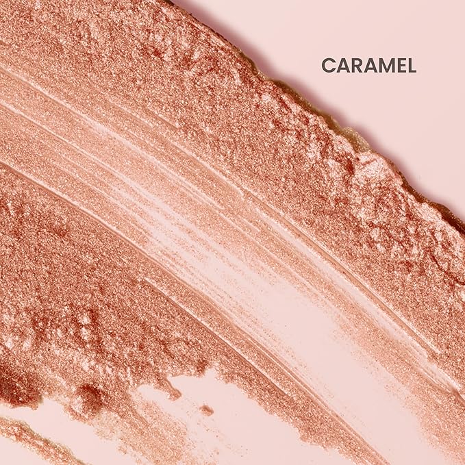 Burt's Bees Shimmer Lip Tint Set, Tinted Lip Balm Stick, Moisturizing for All Day Hydration with Natural Origin Glowy Pigmented Finish & Buildable Color, Caramel (4-Pack)