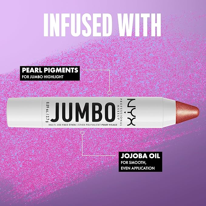 NYX PROFESSIONAL MAKEUP, Jumbo Multi-Use Face Highlighter Stick - Lemon Meringue